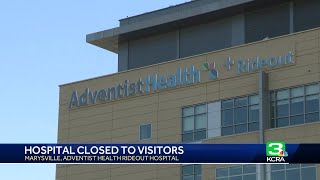 Adventist Health in Marysville suspends visitor access [upl. by Cohl]