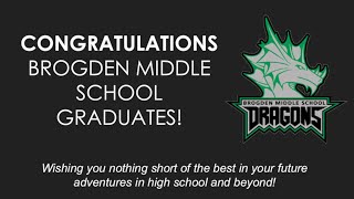 Brogden Middle School Congratulates Graduates [upl. by Timmi241]