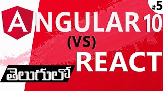 ANGULAR IN TELUGU  ANGULAR 10 IN TELUGU  ANGULAR VS REACT JS IN TELUGU [upl. by Onra786]