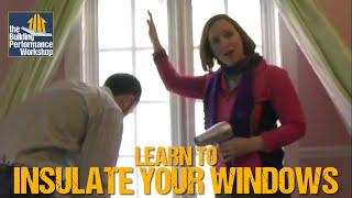 How to Weatherize Windows with Plastic Film Insulation DIY Home Improvement [upl. by Anima]