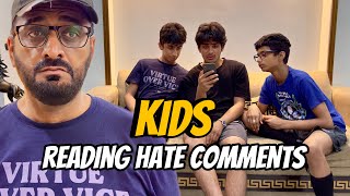 Kids Reading Mean Comments 💔  YouTube Family Roasted Us 😭 [upl. by Lewert323]