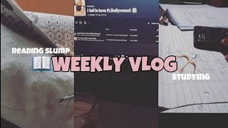 WEEKLY DIARY VLOG 🏹  cookingstudyingreading slump GRWM and many more☕️ aesthetic vlog🕯️ [upl. by Noslen]