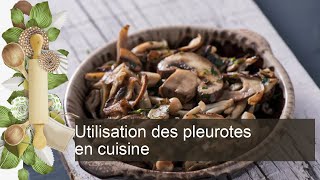 Utilisation des pleurotes en cuisine [upl. by Ennasirk867]