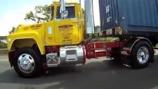 DampS TRANSPORT DANDO RUEDA PUERTO RICO CAMIONES TRUCK [upl. by Gothard]