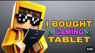 I Bought a Samsung Tablet for Gaming  Is It Worth ItUNBOXING AND REVIEW [upl. by Nhar408]