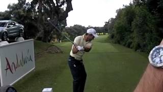 Eduardo Molinari  Golf Swing Driver Slow Motion Down the Line [upl. by Durno778]