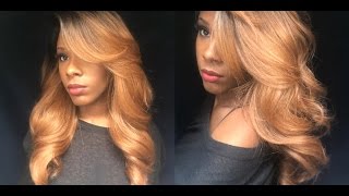 SENSATIONNEL EMPRESS SYNTHETIC CUSTOM LACE FRONT EDGE WIG  PERM ROMANCE  Hair So Fly [upl. by Yhtak]