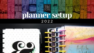 My Planner Setup 2022  Frankenplanning 5 Planners Into 1  CatchAll Classic Happy Planner [upl. by Teuton340]