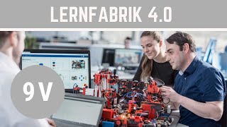 Lernfabrik 40 9V I Smart Factory I Digitale Fabrik von fischertechnik I Industrie 40 [upl. by Yaner]