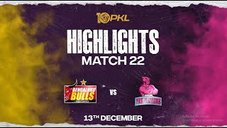 Match Highlights Bengaluru Bulls vs Jaipur Pink Panthers  December 13  PKL Season 10 [upl. by Ricketts956]