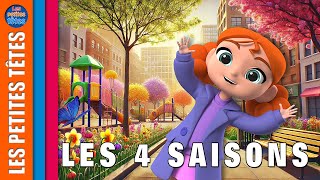 Apprendre les saisons de lannée pour enfants  Hiver printemps été automne [upl. by Ymmaj941]