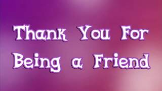 MLP The Movie  Thank You For Being a Friend  Lyric [upl. by Acinad659]