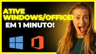 Ative seu windowsoffice em 1 minuto  sem programas [upl. by Lacram]