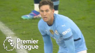 John Stones scores 98thminute equalizer for Man City against Arsenal  Premier League  NBC Sports [upl. by Tarryn]