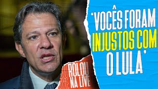 Haddad detona jornalista lavajatista  Galãs Feios [upl. by Yvonner]