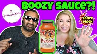 Paesana Vodka Pasta Sauce Review [upl. by Acisej267]