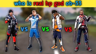 jota vs luqueta vs leon vs antonio 🔥 compare  who is best character in free fire [upl. by Bruning]