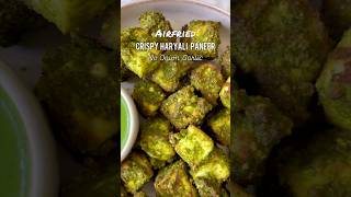 Falahari Crispy Haryali Paneer  Try this Navratri 😋 [upl. by Adalia365]