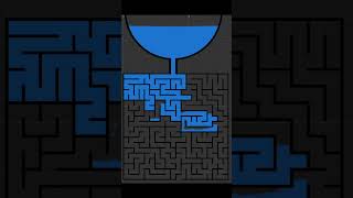 Solving a maze using water shorts [upl. by Aiynot]