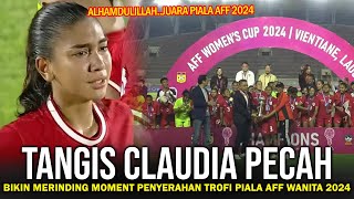 🔴SAMPAI MERINDING Full Tangis Pecah Saat Moment Perayaan INDONESIA Juara Piala AFF Wanita 2024 [upl. by Niwled104]