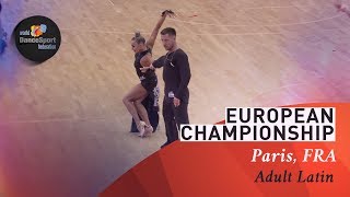 Imametdinov  Bezzubova GER  2019 European LAT Paris  R2 J [upl. by Lagiba]