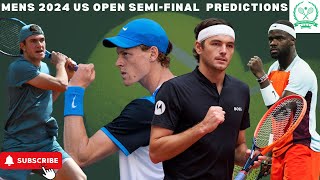 2024 US Open Tennis SemiFinals Previews amp Predictions  SINNER vs DRAPER  FRITZ vs TIAFOE🎾🏆 [upl. by Sidnarb]