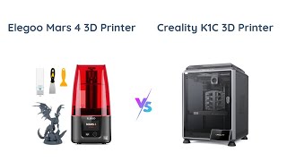 ELEGOO Mars 4 vs Creality K1C  3D Printers Comparison 🌟🔥 [upl. by Yam]