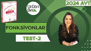 2024 345 AYT MATEMATİK  FONKSİYONLAR TEST2  aytmatematik 345 yks2024 [upl. by Iong]