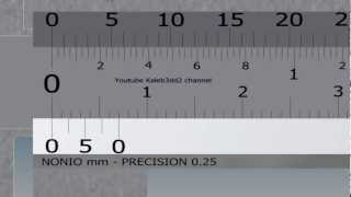 Calibrador precision 025 centesimas de mm [upl. by Polard541]