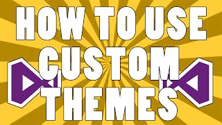 How To Use Custom Themes in VBNET [upl. by Sommer]