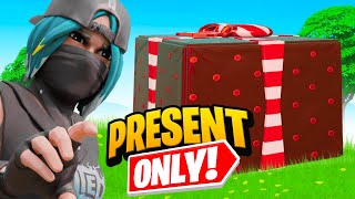 PRESENTS ONLY CHALLENGE IN FORTNITE [upl. by Botsford]