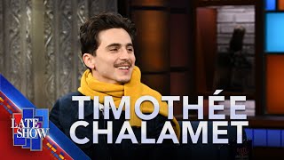 The Is The Movie Im Proudest Of In My Career  Timothée Chalamet On quotA Complete Unknownquot [upl. by Itsirc]