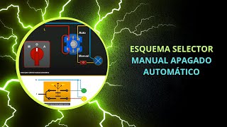 Esquema interruptor selector manual apagado automático [upl. by Orgel]