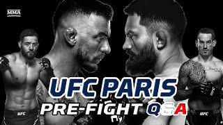 UFC Paris Moicano vs Saint Denis LIVE Peoples PreFight Show  MMA Fighting [upl. by Nahbois310]