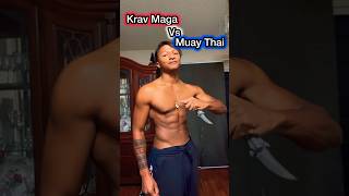 Krav Maga Vs Muay Thai muaythai kravmaga shorts [upl. by Chandra]