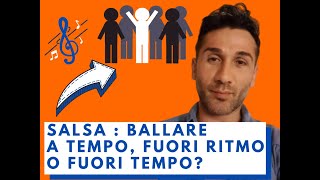 Salsa ballare a tempo fuori ritmo o fuori tempo [upl. by Assirroc]