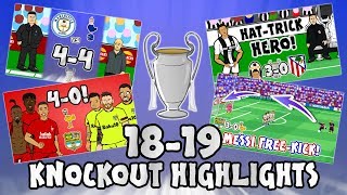 🏆UCL KNOCKOUT STAGE HIGHLIGHTS🏆 20182019 UEFA Champions League Best Games and Top Goals [upl. by Askari946]