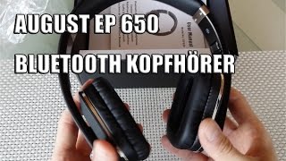 August EP650 Bluetooth Kopfhörer [upl. by Elaine]