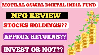 motilal oswal digital india fund nfo review motilal oswal digital india fund [upl. by Ybor714]