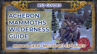 Acheron Mammoths Wilderness Slayer Guide  Minimal Gear  Ironman Friendly RS3 [upl. by Venetis]