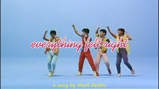 Mark Redito  Everything Felt Right Music Video [upl. by Hollah]