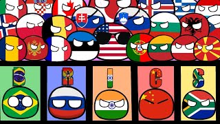 NATO vs BRICS Countryball [upl. by Halimeda]