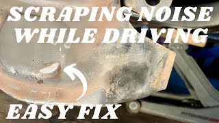 Dust ShieldBrake Rotor Scraping [upl. by Atirres]