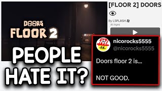 The Roblox DOORS FLOOR 2 Drama [upl. by Halla]