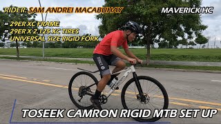 Bikecheck sa TOSEEK CAMRON Rigid MTB ni Sam Andrei Macabuhay [upl. by Koren]