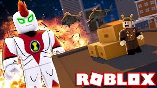 PLAYING THE NEW BEN 10 GAME IN ROBLOX Roblox Ben 10 REVAMP [upl. by Yenrab]