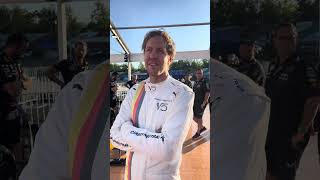 Sebastian Vettel on getting back into his Champion winning car magic moments f1SebastianVettel [upl. by Teleya]