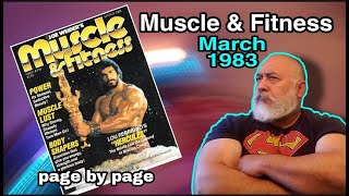 Muscle and Fitness March 1983 [upl. by Oecam]