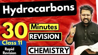 Class 11 Chemistry  Hydrocarbons Class 11  Chemistry  In 30 Minutes  JEE  NEET [upl. by Aleemaj]