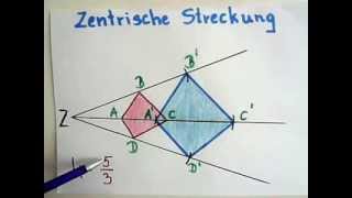 Zentrische Streckung  Erklärung und Beispiel [upl. by Mushro]